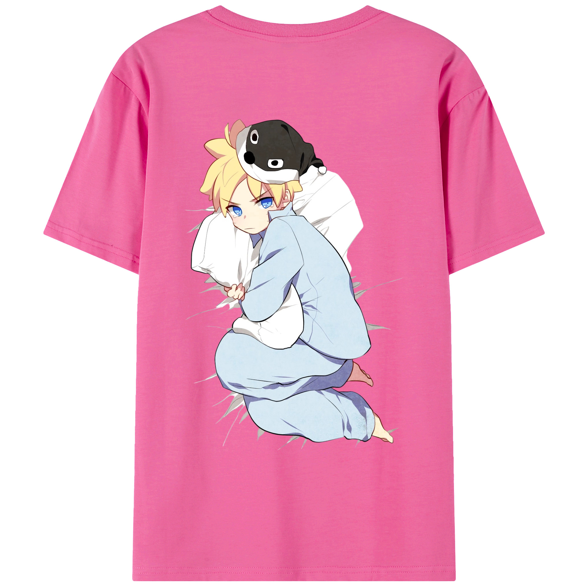 （画像用） NARUTO -ナルト- うずまき ナルト Uzumaki Naruto レディース半袖Tシャツ(バックプリント)